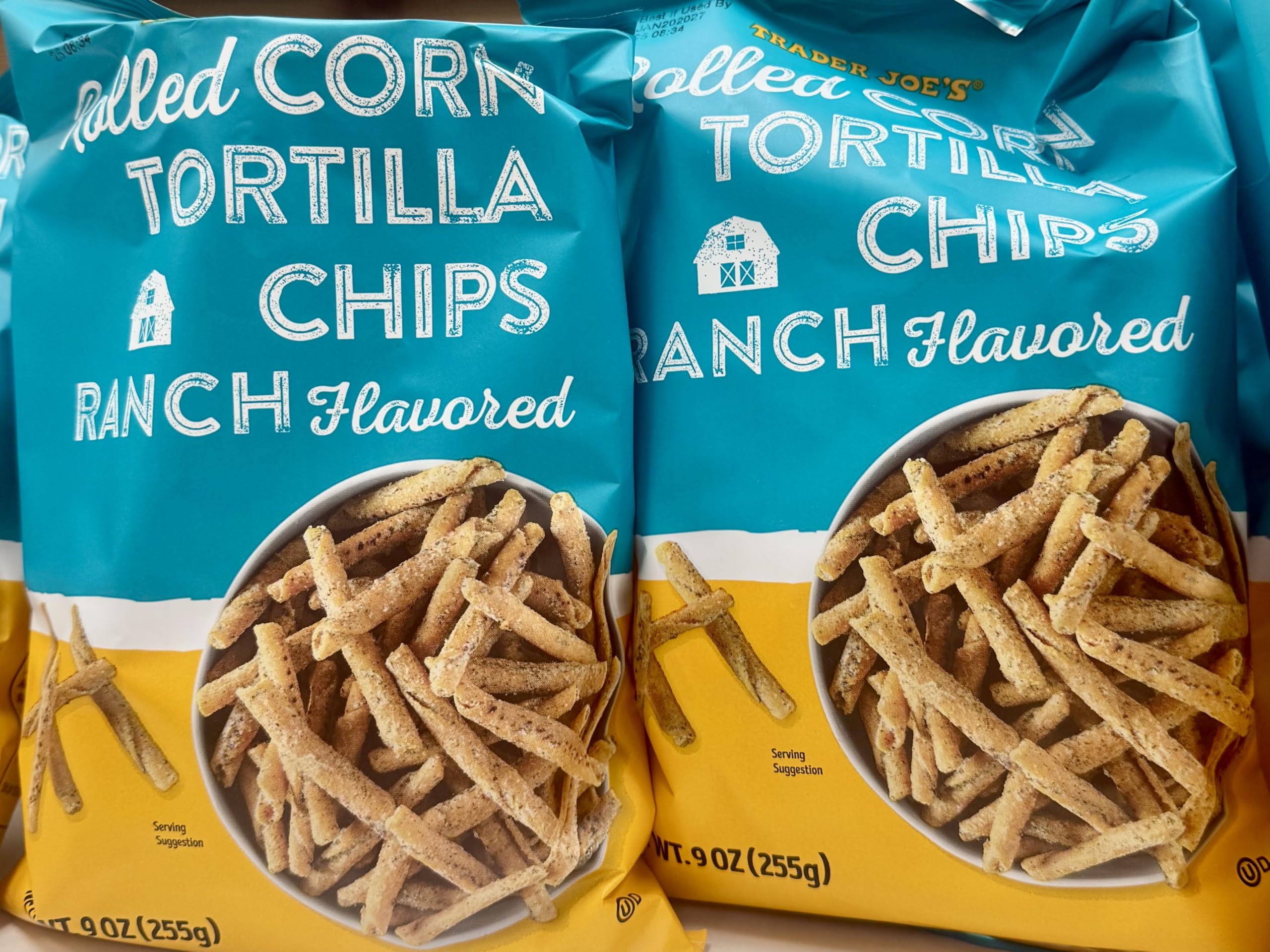 Amazon.com: Trader Joe's Rolled Corn Tortilla Chips, Ranch